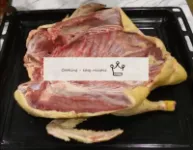How to curl the whole duck? Before cooking, the du...