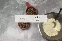 For the preparation of crumble, either one large f...