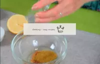 To make the dressing sauce, take a small bowl and ...