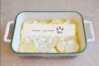 用酸奶油沖洗，撒鹽。而不是酸奶油，你可以用天然酸奶浸泡一層土豆，沒有添加劑或蛋黃醬。...