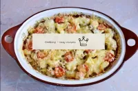 Delicious and hearty casserole is ready! Serve hot...