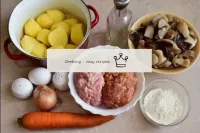 Como fazer batatas com carne? Prepare os ingredien...