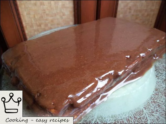 Kuchen aus keksen