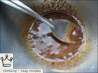Pour a small amount of boiling water and mix until...