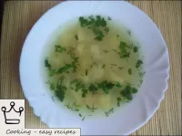 Potato soup with vermicelli...