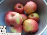 Wash the apples (preferably cook baked apples from...