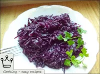 Stewed red cabbage...