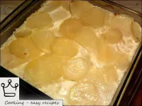 Pommes de terre avec oeuf et lait...