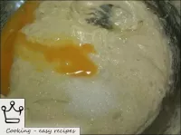 Add the remaining sugar, salt, egg yolk, melted bu...