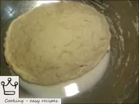 Then mix the dough with warm milk, adding milk in ...