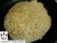 Then turn the pancake over and fry for a further 1...