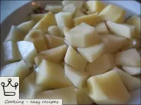 Peel the potatoes and cut into medium pieces. ...