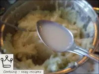 Salt the mashed potatoes and beat well (you can wh...