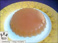 Apple juice jelly is done!Apple jelly can be serve...