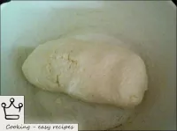 Knead the curd dough. ...