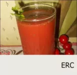 Tomato juice with salt...