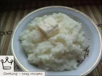 Rice milk porridge...