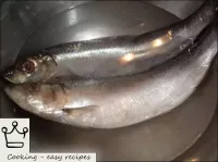 How to make pickled herring: Soak two salted herri...