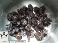 Rinse prunes well in warm water, put in a saucepan...