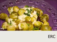 Brussels sprouts baked with cheese...