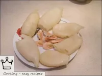 Boil 1 liter of water to cook squid and shrimp. If...
