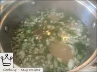 Die Sole auf der Rinderbrühe ist fertig. ... Die Sole auf der Rinderbrühe ist fertig. ...