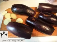 Eggplant wash, cut at the edges. At the same time,...