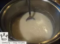 우유 나 물에서 양질의 올리나를 요리하십시...