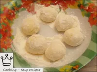 Roll curd balls in flour. Or you can dip balls in ...