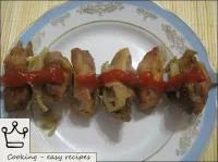 Cook the prepared kebab in any way. Enjoy your mea...
