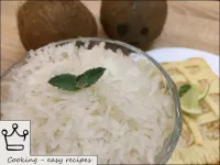 Perfectly such coconut filling is combined with ch...