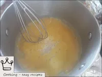 Melt 50g butter in a saucepan. Pour flour and fry,...