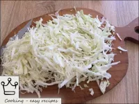 Finely chop the cabbage. ...