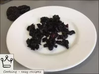 Steam the prunes, remove the bones (if any) and fi...