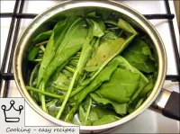 Go through the sorrel, rinse well, fold into a sau...