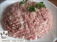 Minced meat for whitewashed...