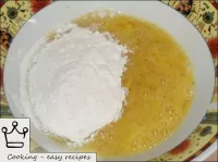 Gradually add flour. Mix until homogeneous. The co...