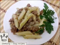 Navy-style pasta is ready. Enjoy your meal!...