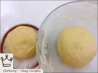 Knead the homogeneous dough. Divide the dough into...