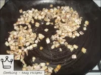 Fry the prepared mushrooms in oil. To do this, hea...