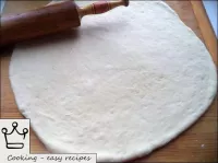 Soft, porous pizza dough...