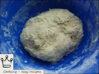 Then knead the dough with your hands. ...