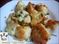 Cauliflower in batter is ready. Enjoy your meal!...