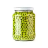 Canned green peas...