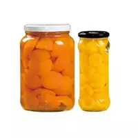 Canned apricots...