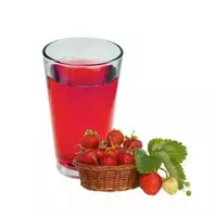 Strawberry juice...